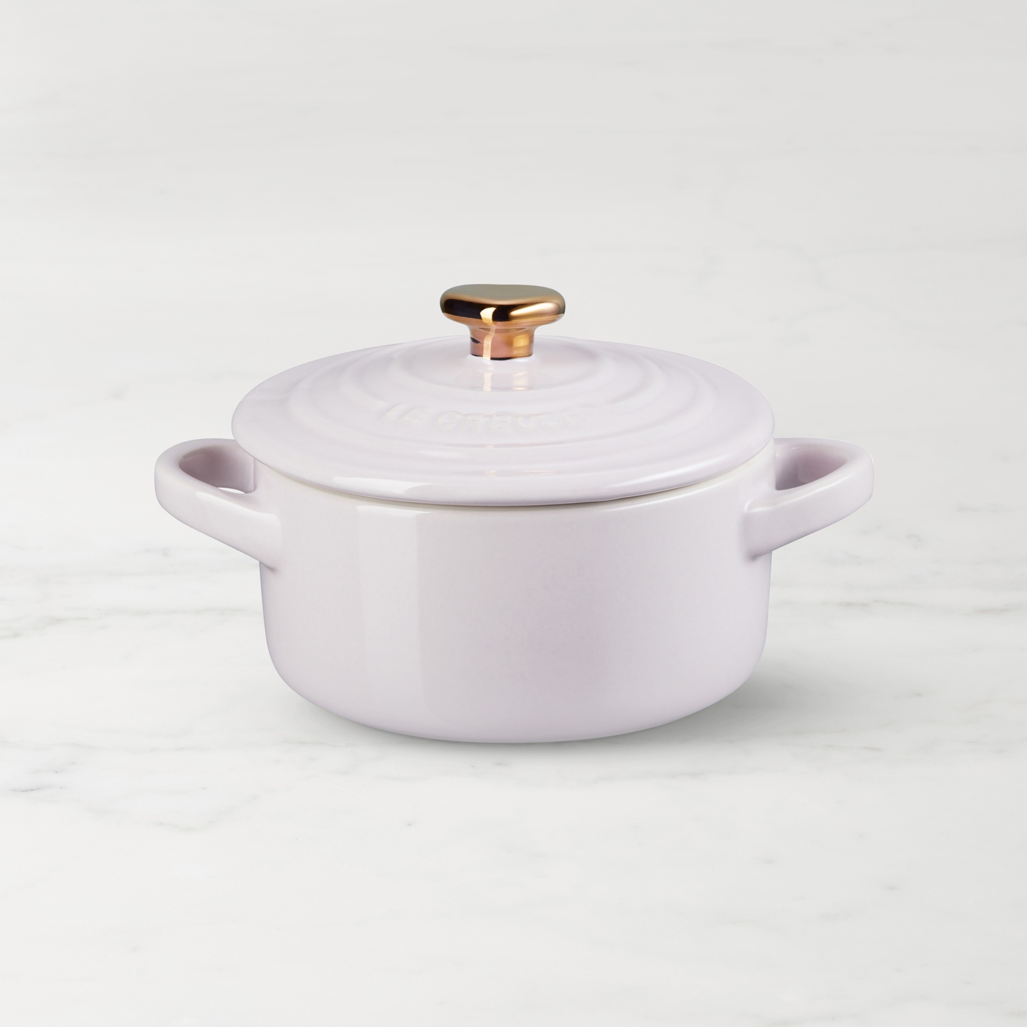 Mini Cocotte with Heart Knob, 8-Oz.