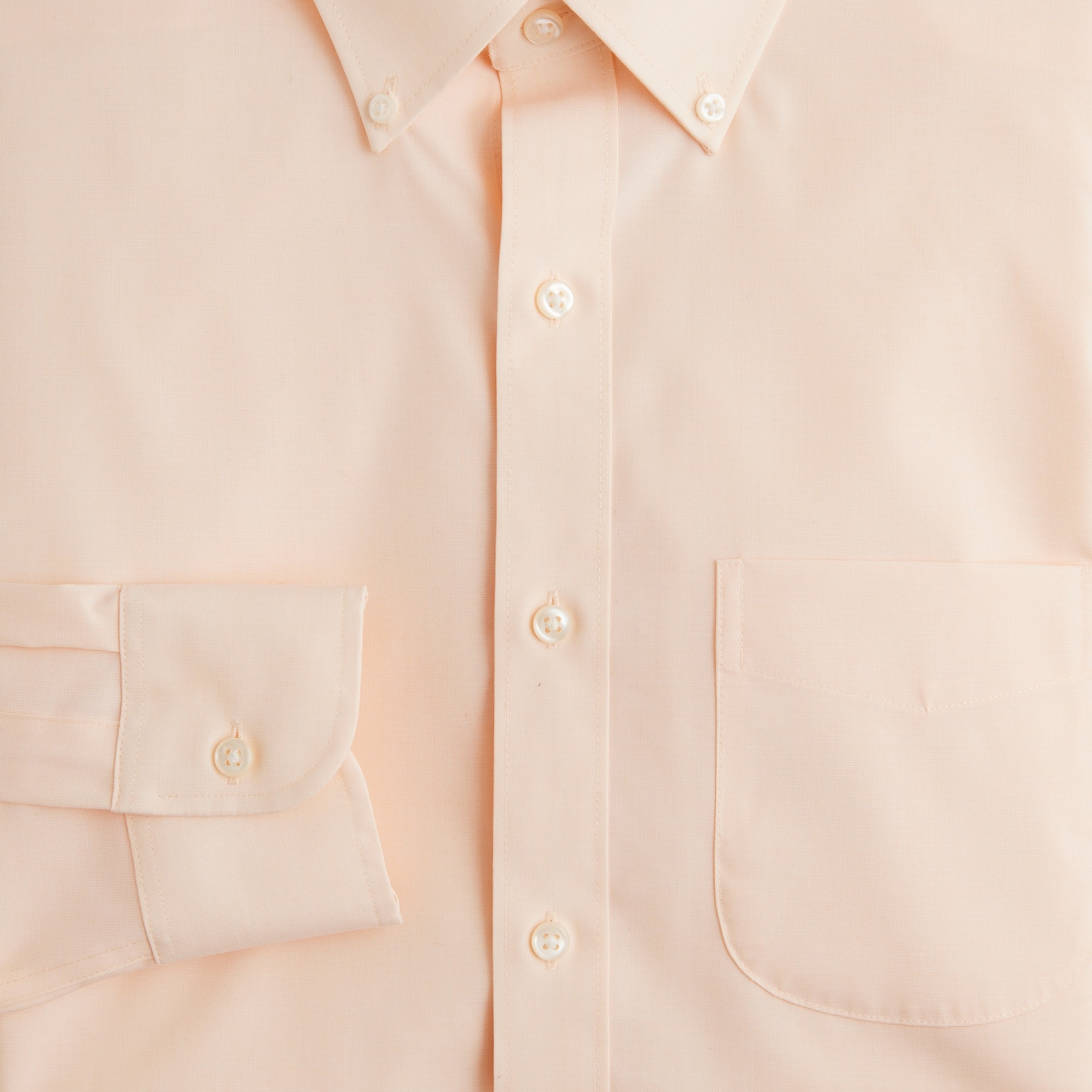 Bowery wrinkle-free stretch cotton-blend shirt with button-down collar