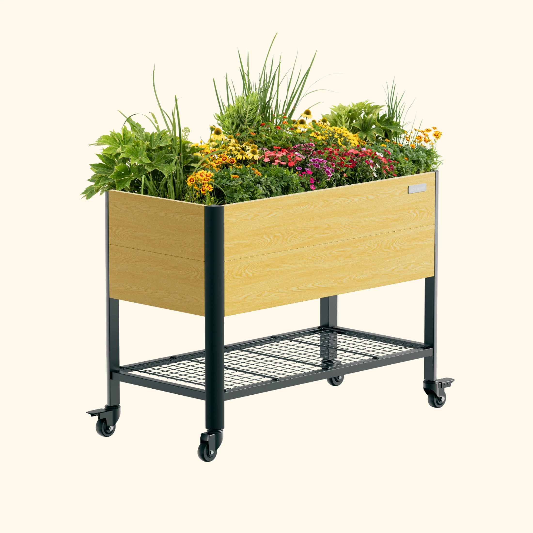 Woodgrain Elevated Garden Bed  2.0' x 4.0'