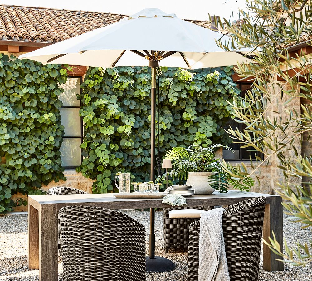 Palisades Metal Rectangular Outdoor Dining Table (96")
