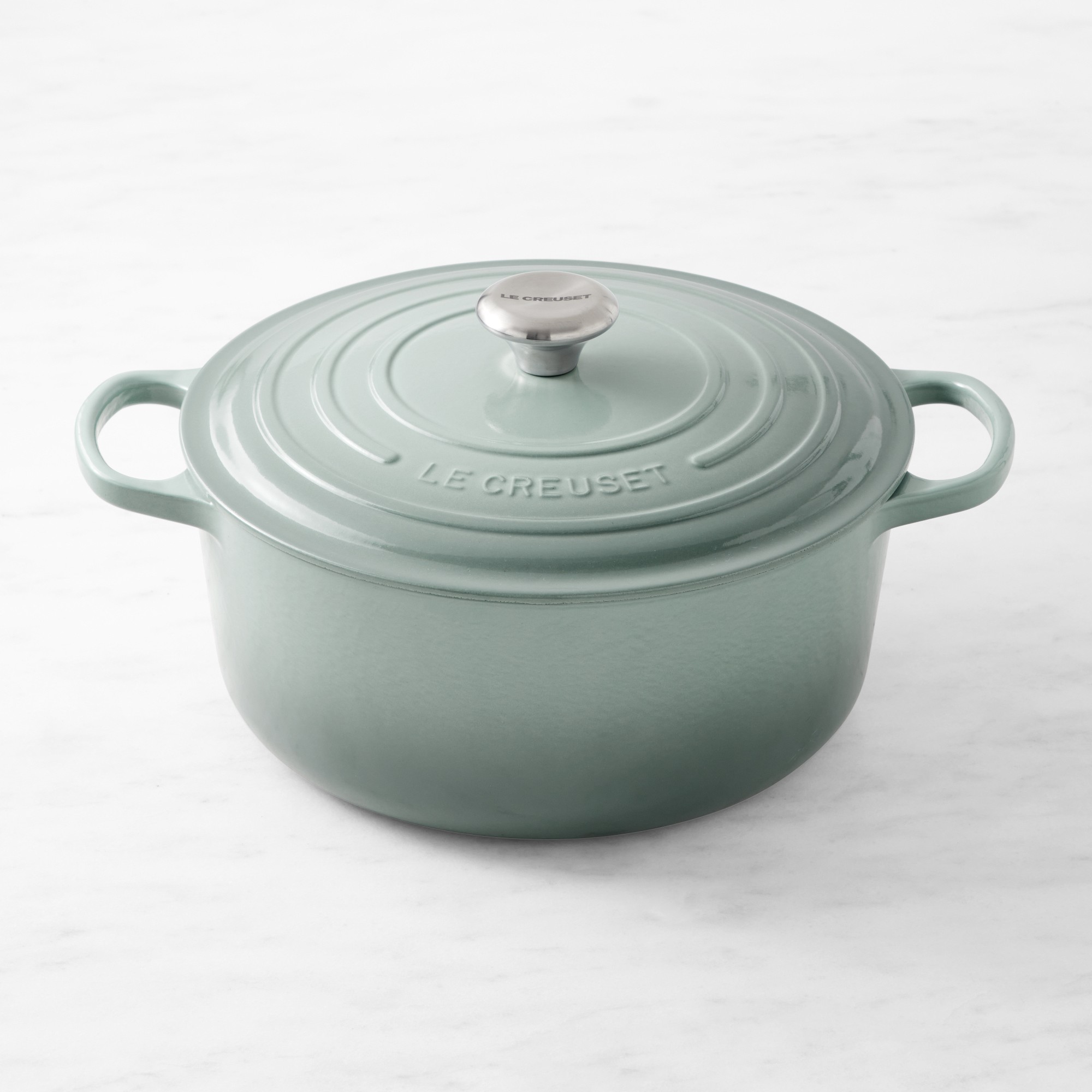 Signature Enameled Cast Iron Round Dutch Oven