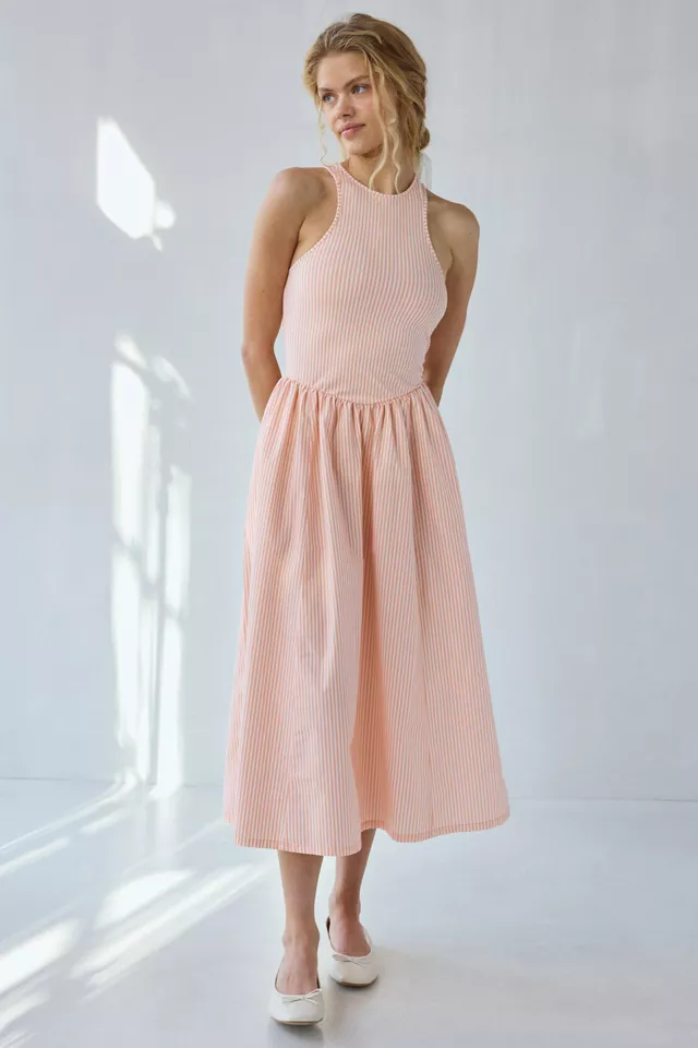 Kimchi Blue Bianca Drop Waist Midi Dress