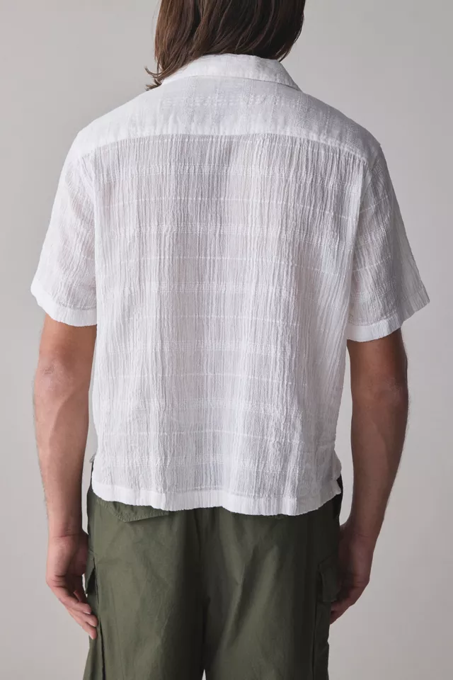 Standard Cloth Liam Textured Gauze Button-Down Shirt