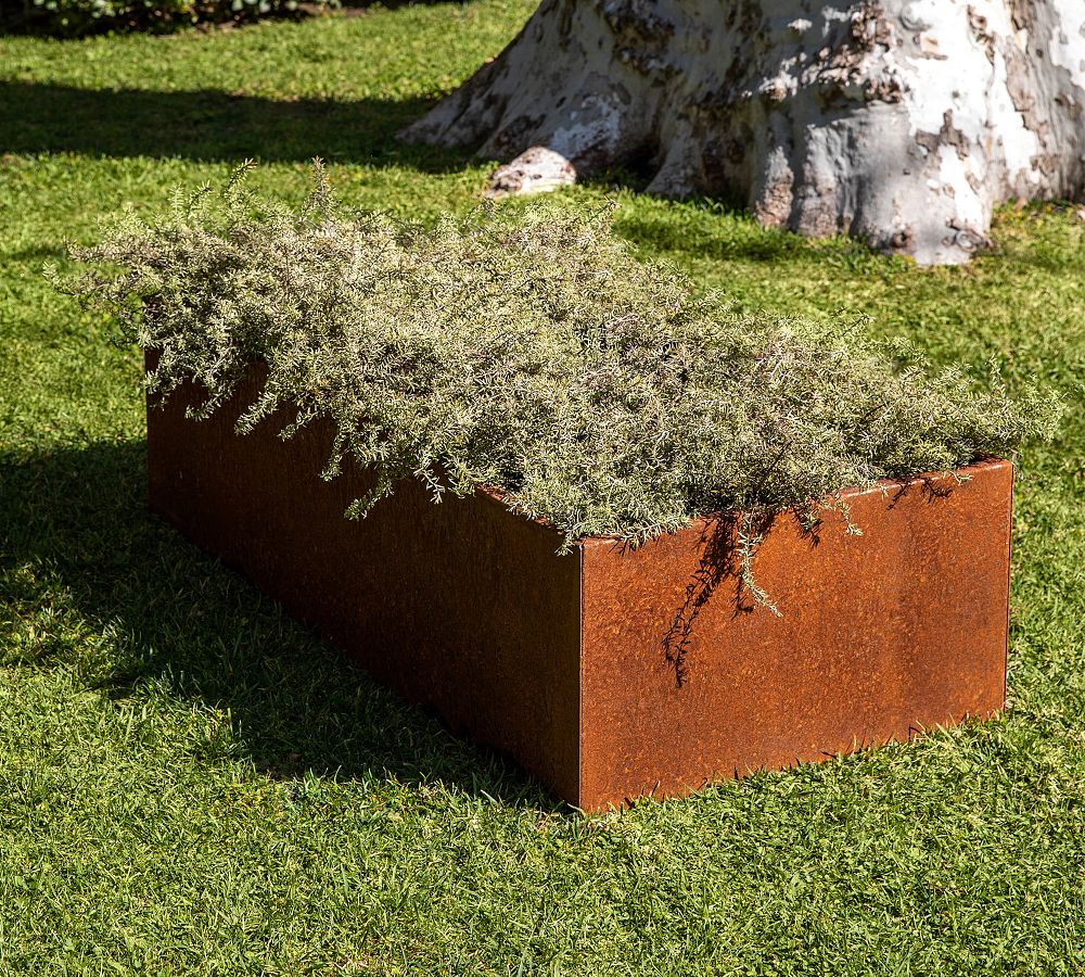 Corten Steel Garden Bed Planter - 24"