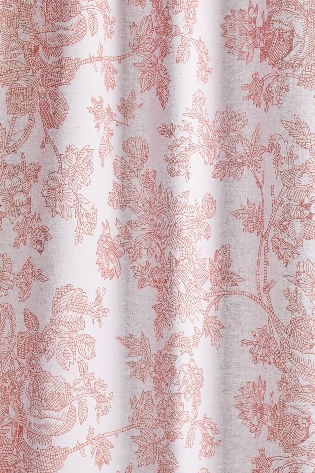 Toile Printed Shower Curtain
