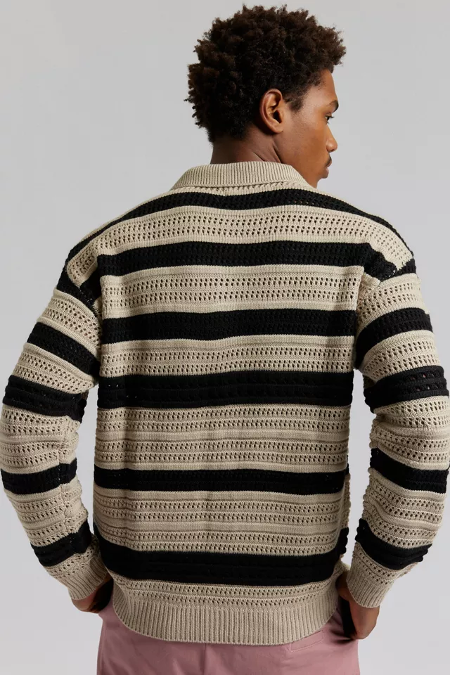 Native Youth Meade Knit Polo Sweater