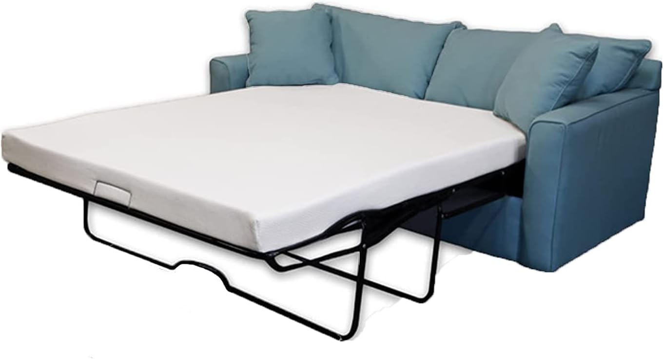 DynastyMattress 4-inch Cool Gel Memory Foam Mattress Sleeper for Convertible Folding Sofa & Couch Beds Queen Size Sofa Not Included (USA Made)