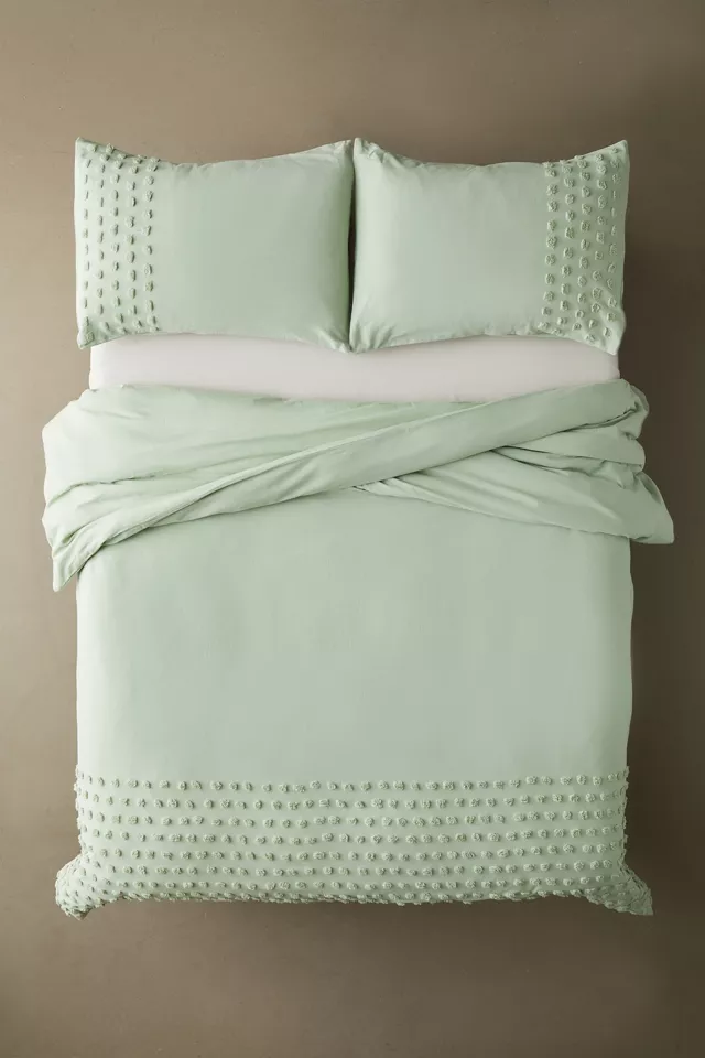 Tufted Dot Cotton Duvet Cover