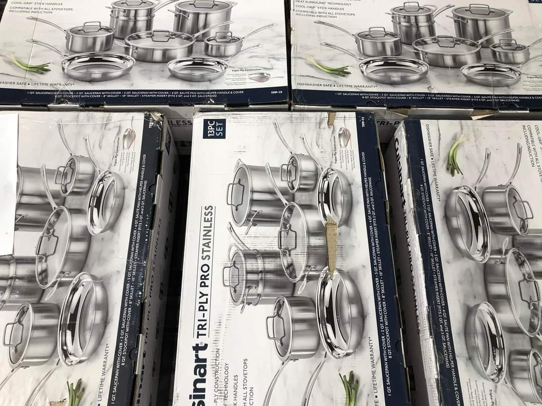 馃嵅Cookware SETS PALLET 鈥?LOT ID: 241101 鈥?Untested Customer Return