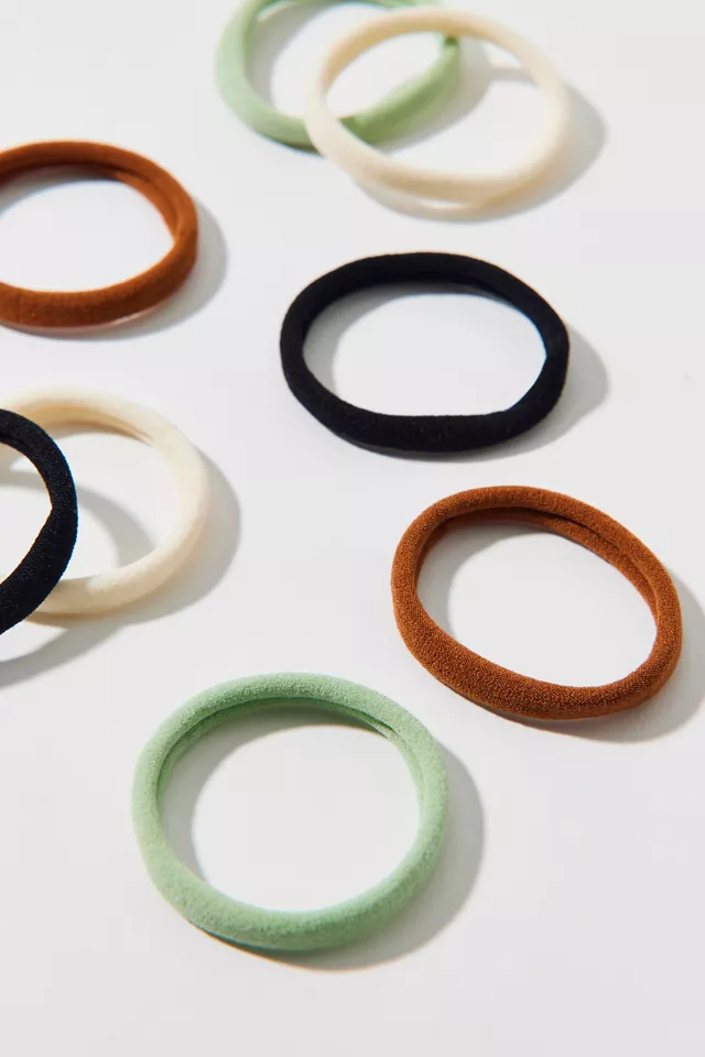 Soft Ponytail Holder 8-Pack Set