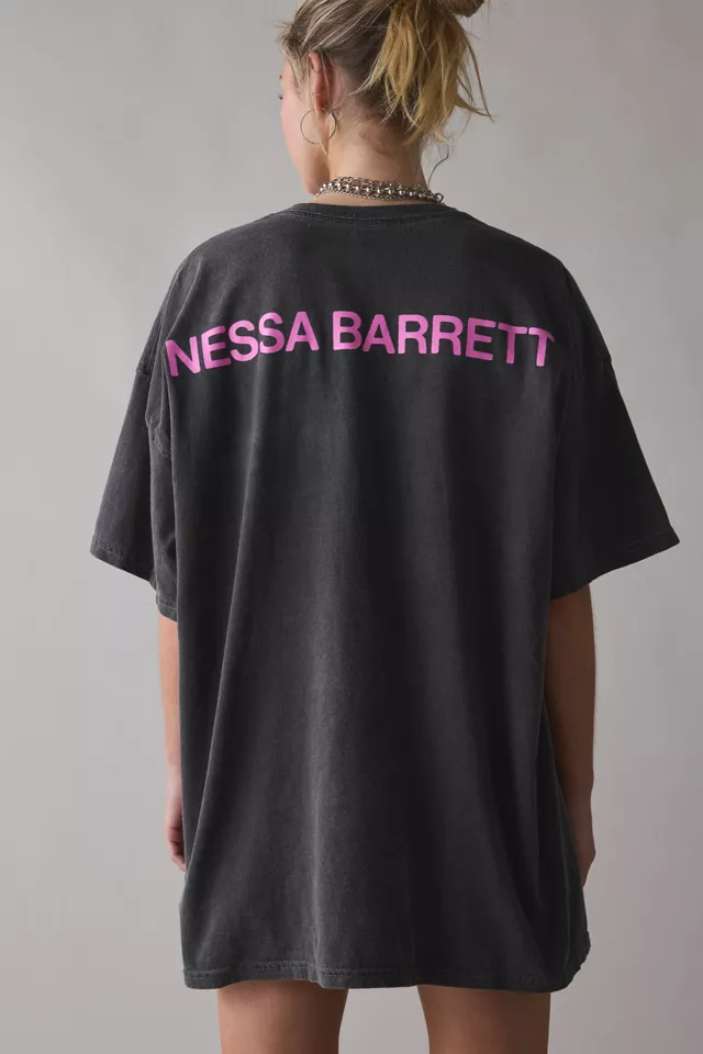 Nessa Barrett UO Exclusive Aftercare Graphic Overdye T-Shirt Dress