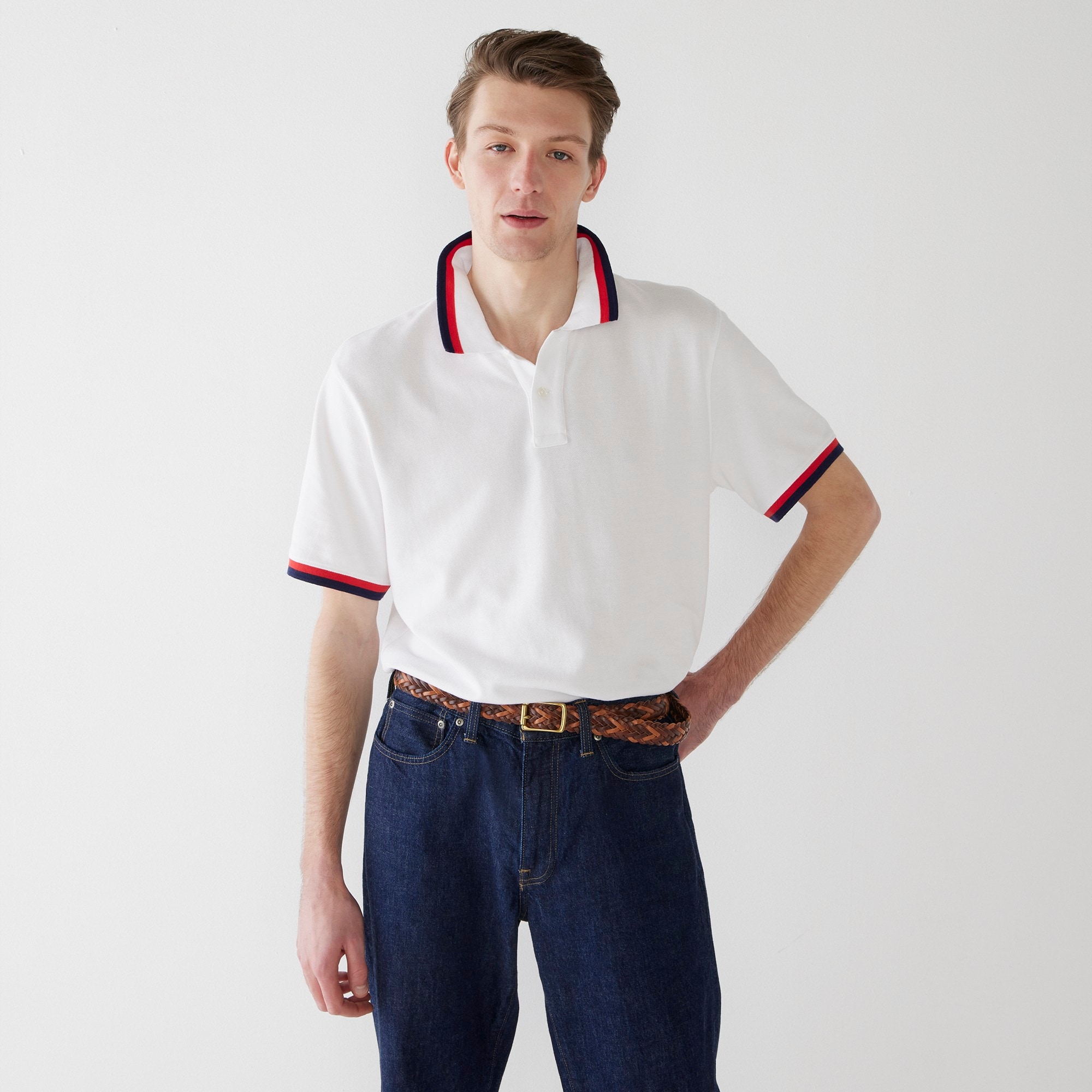 Classic piqu&eacute; polo shirt