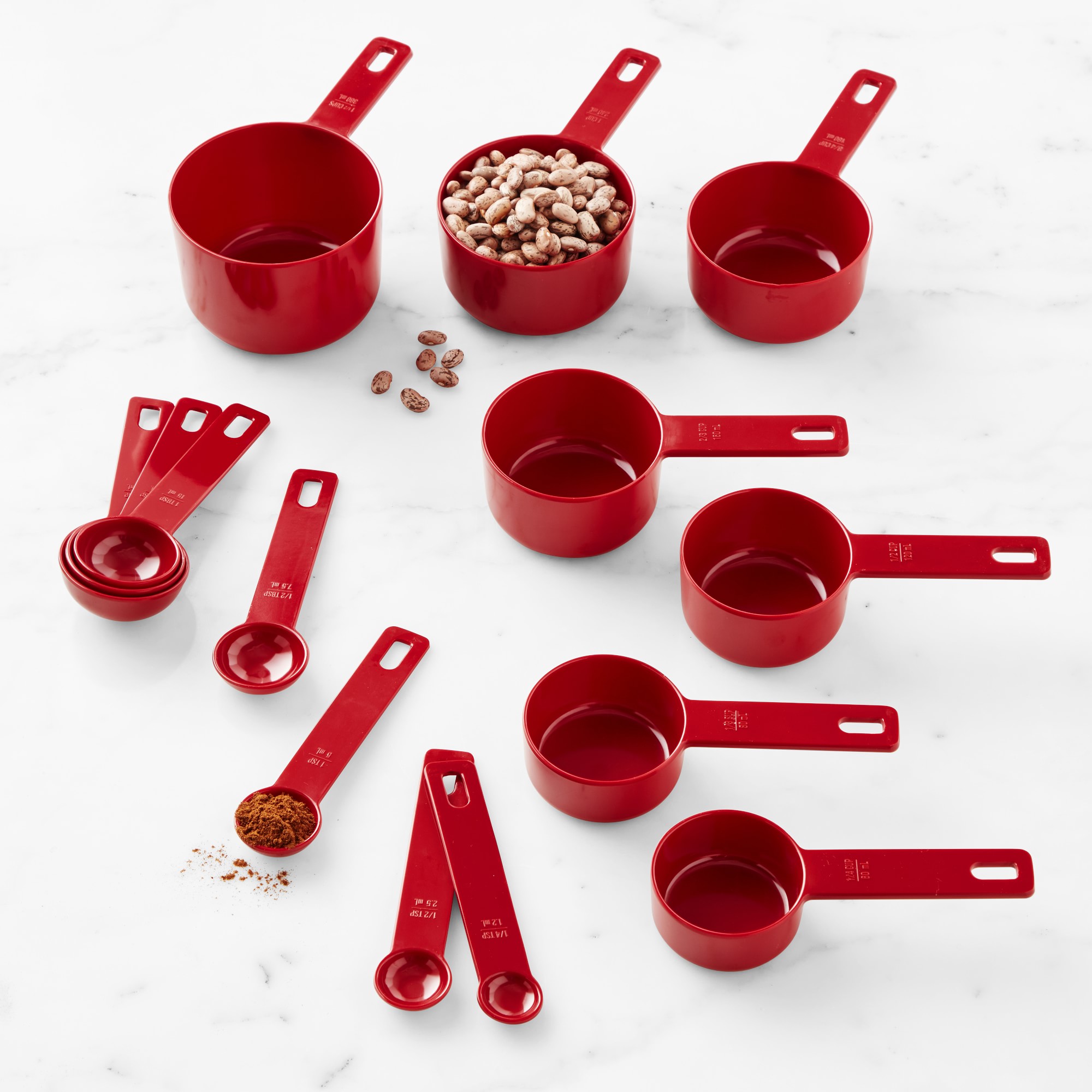 Round Melamine Measuring Cups & Spoons