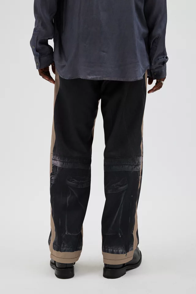 Diesel Schulz Printed Jean Pattern Paneled Pant