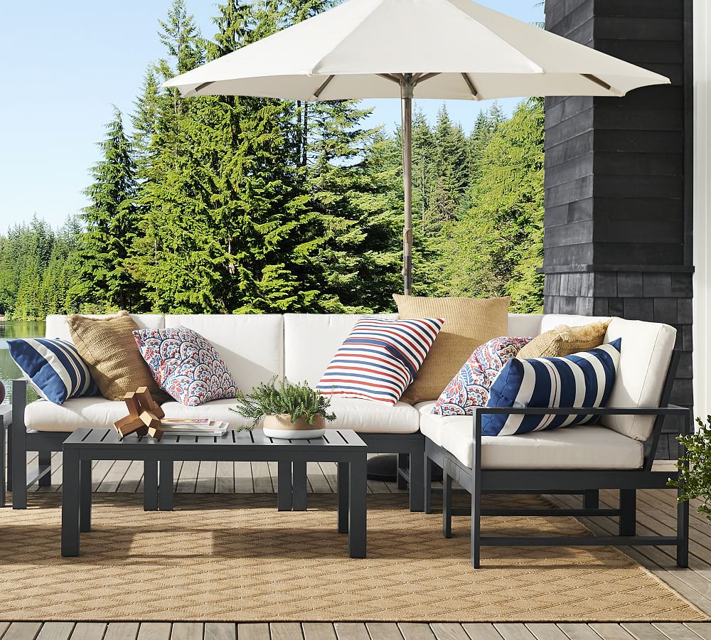 Indio Metal 6-Piece Outdoor Sectional (100")