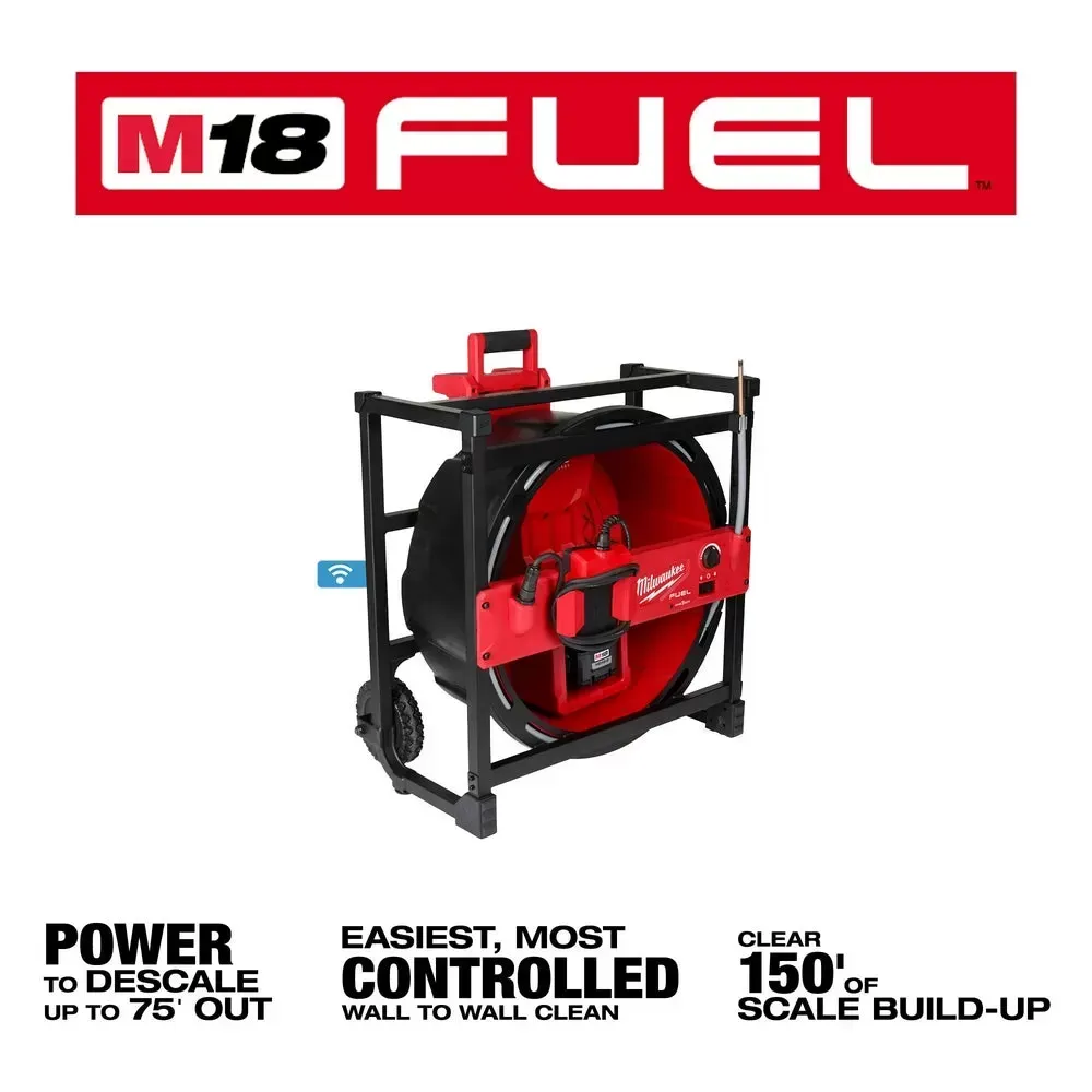 Milwaukee 2819-22 M18 FUEL 18V High Speed Chain Snake Kit for 1-1/2