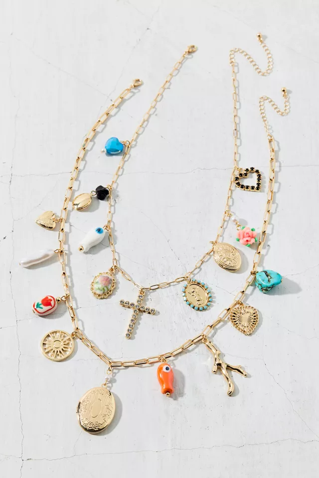 Amalfi Layering Charm Necklace Set