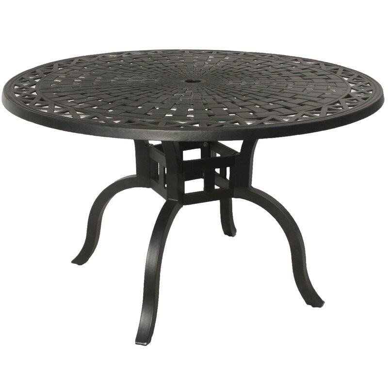 Otsego 4 - Person Aluminum Bar Height Dining Set with Cushions