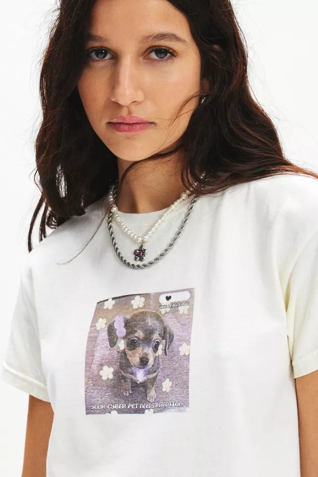 Cyber Pet Graphic Slim Tee