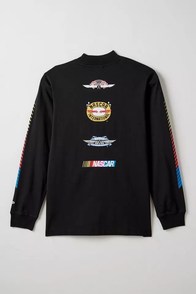 New Era NASCAR Mock Neck Long Sleeve Tee