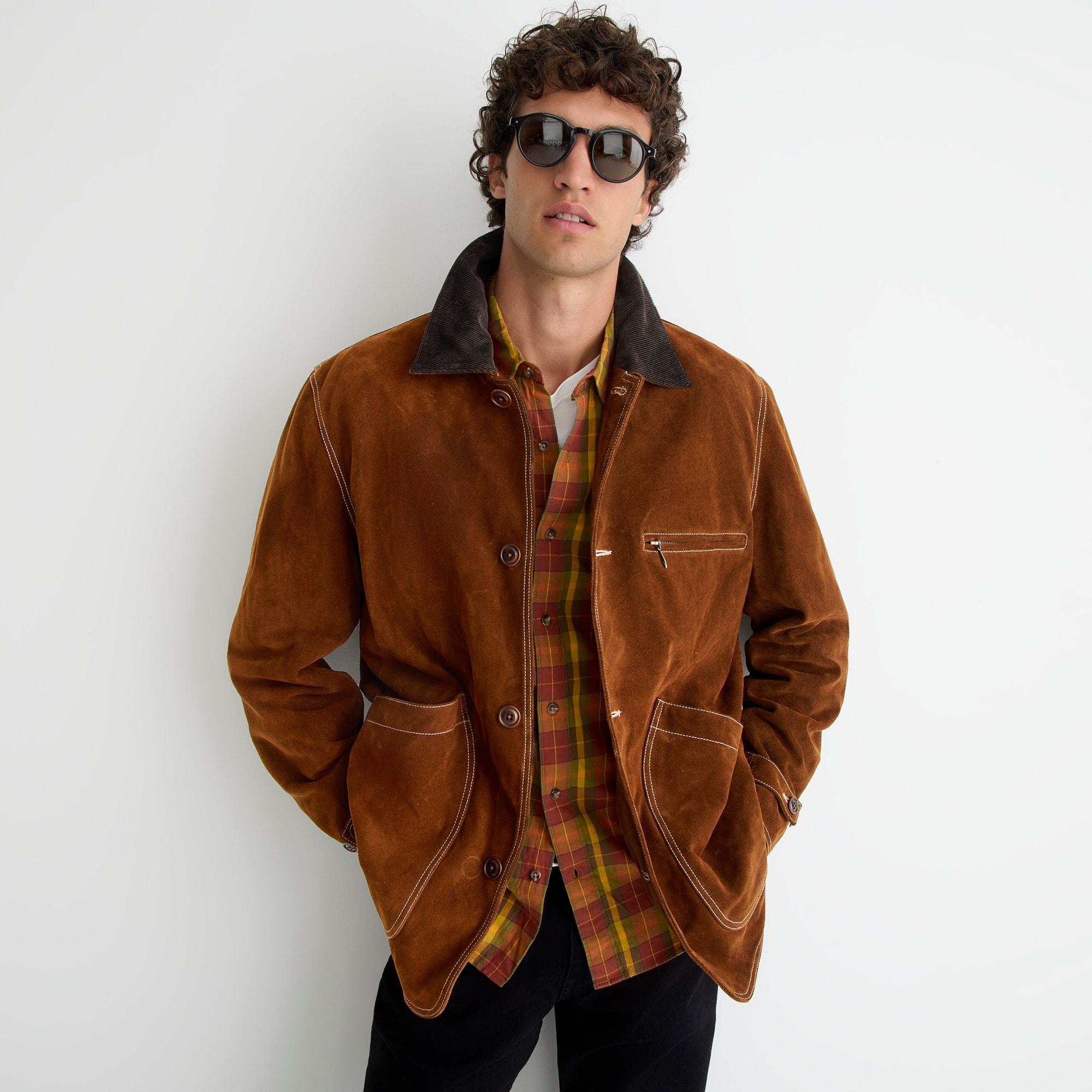 Italian suede Barn Jacket&trade; with PrimaLoft&reg;