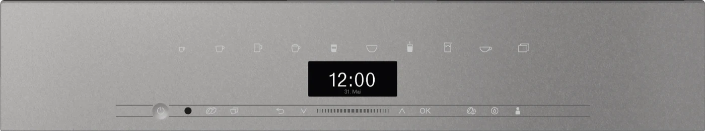 Miele CVA7440GG Cva 7440 Graphite Grey - Built-In Coffee Machine In A Perfectly Combinable Design With Patented Cupsensor For Perfect Coffee.