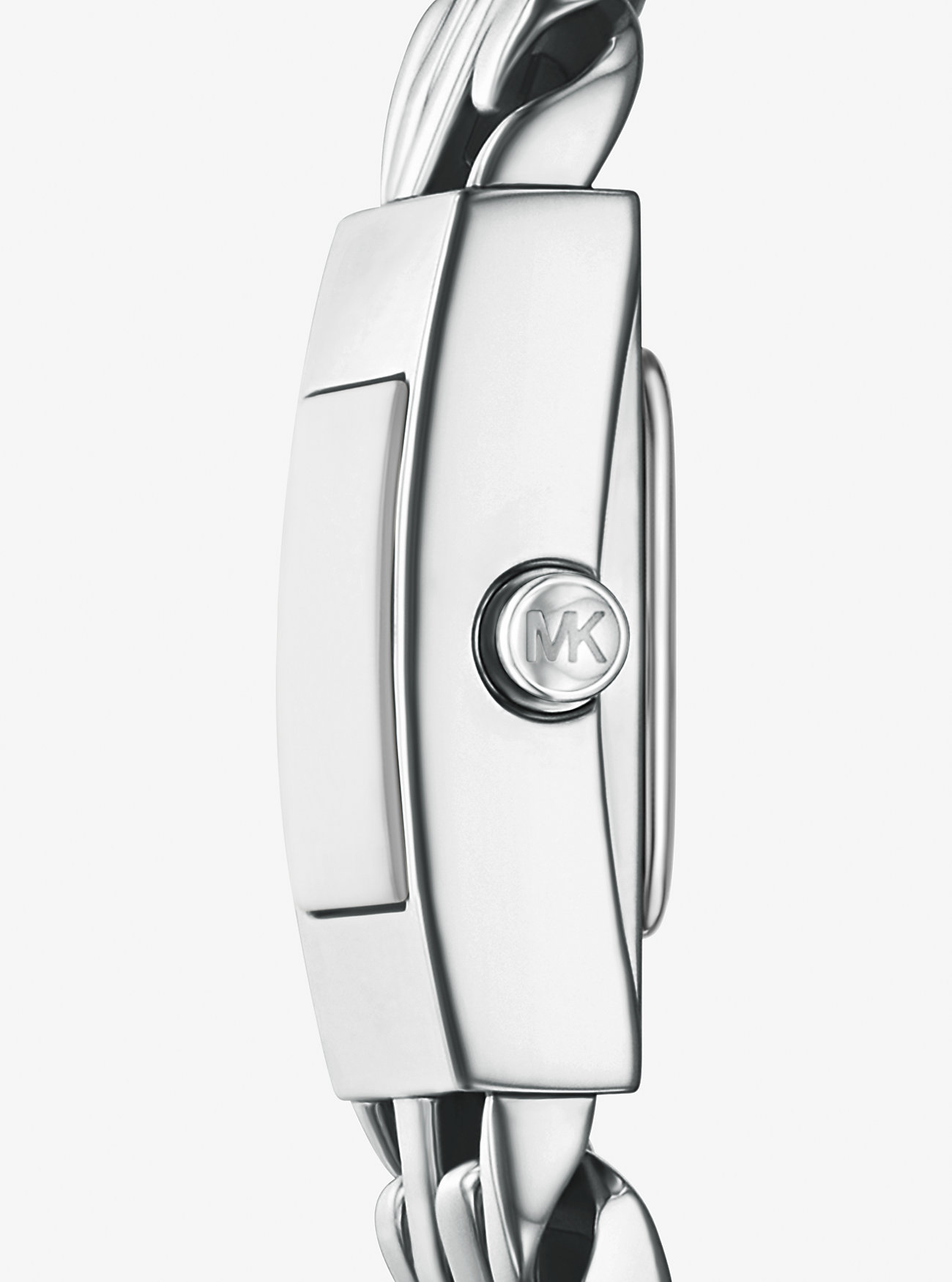 Mini Darrington Silver-Tone Chain-Link Watch