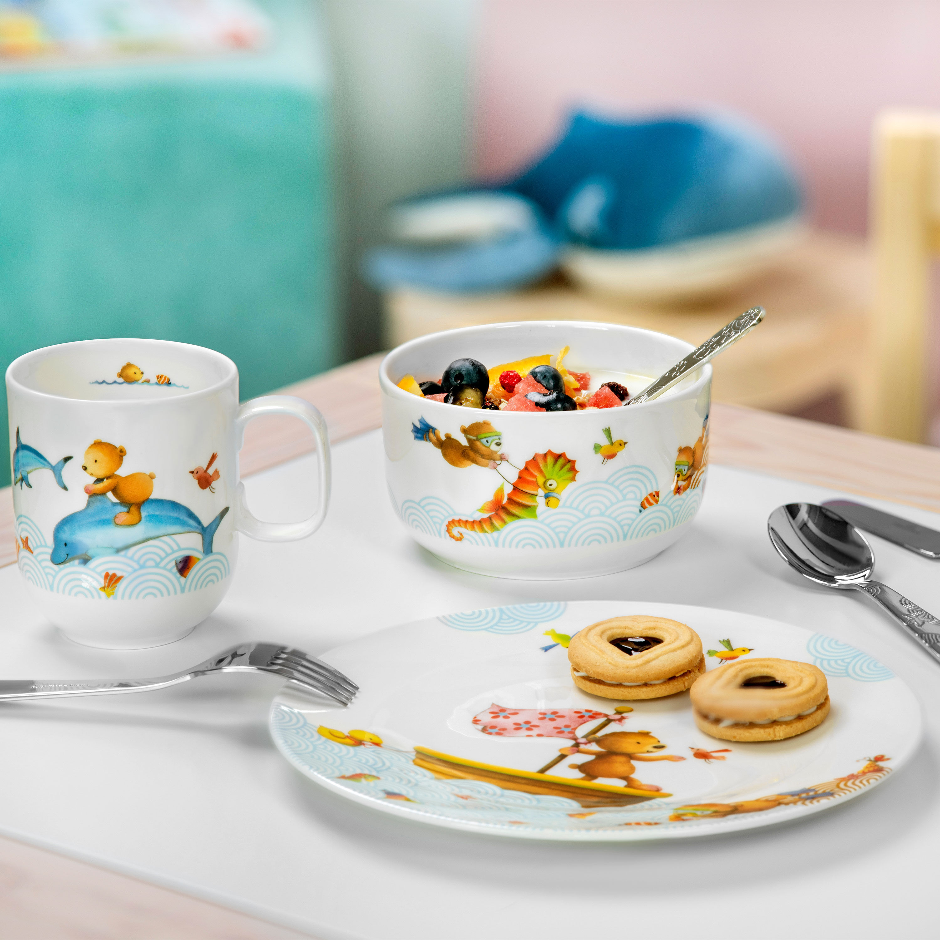 Kiddy Bears Kindergeschirr-Set 7tlg.