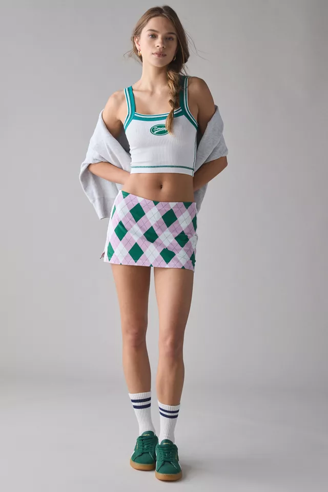 Out From Under Doubles Patch Graphic Seamless Ribbed Knit Tank Top