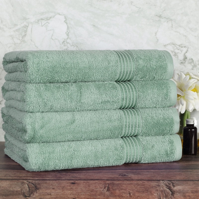 Blue Nile Mills Ibiza Egyptian Cotton Bath Towel, Set of 4