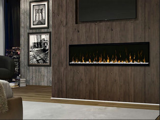 Dimplex IgniteXL 60-In Electric Fireplace w/ Driftwood Log Kit