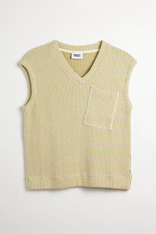 KROST Waffle Knit Sweater Vest