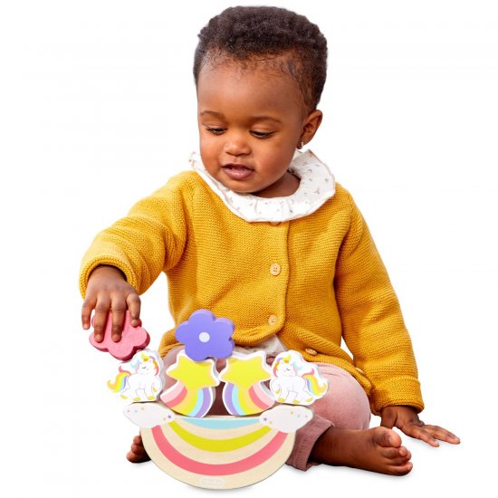 Wooden Critters&trade; Balancing Toy - Unicorn