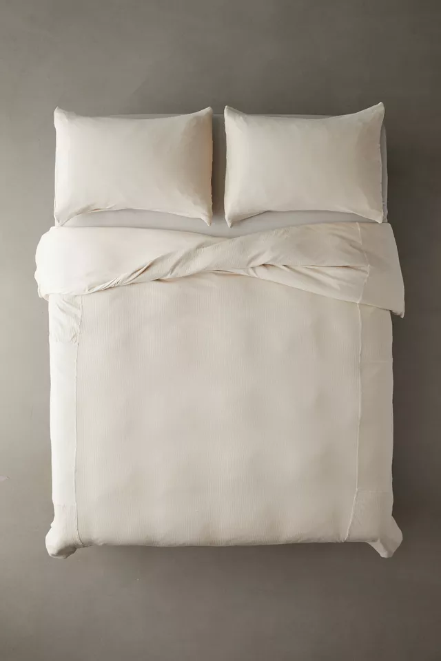 Logan Jersey Ribbed Duvet Cover