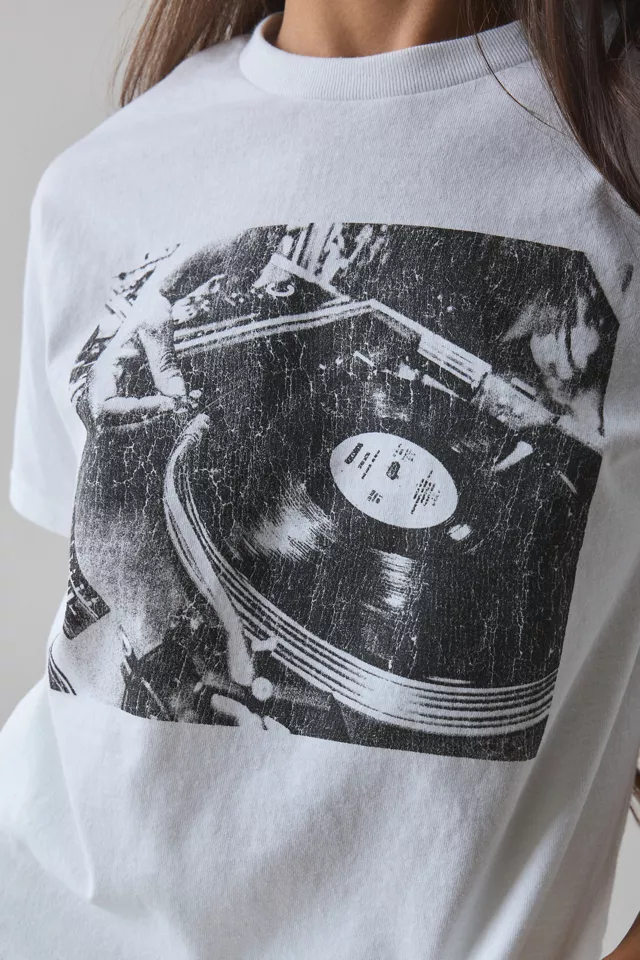Vinyl Record Pop Art Graphic Slim Tee