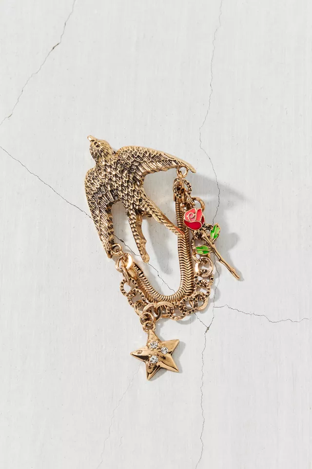 Birds Of A Feather Chains & Charms Brooch