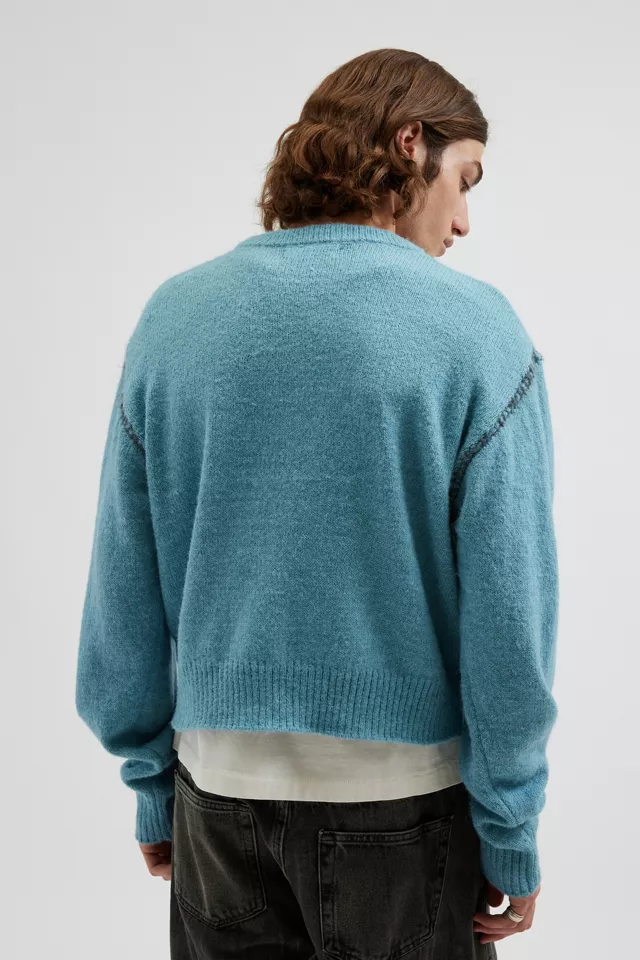 UO Hudson Shrunken Crew Neck Sweater