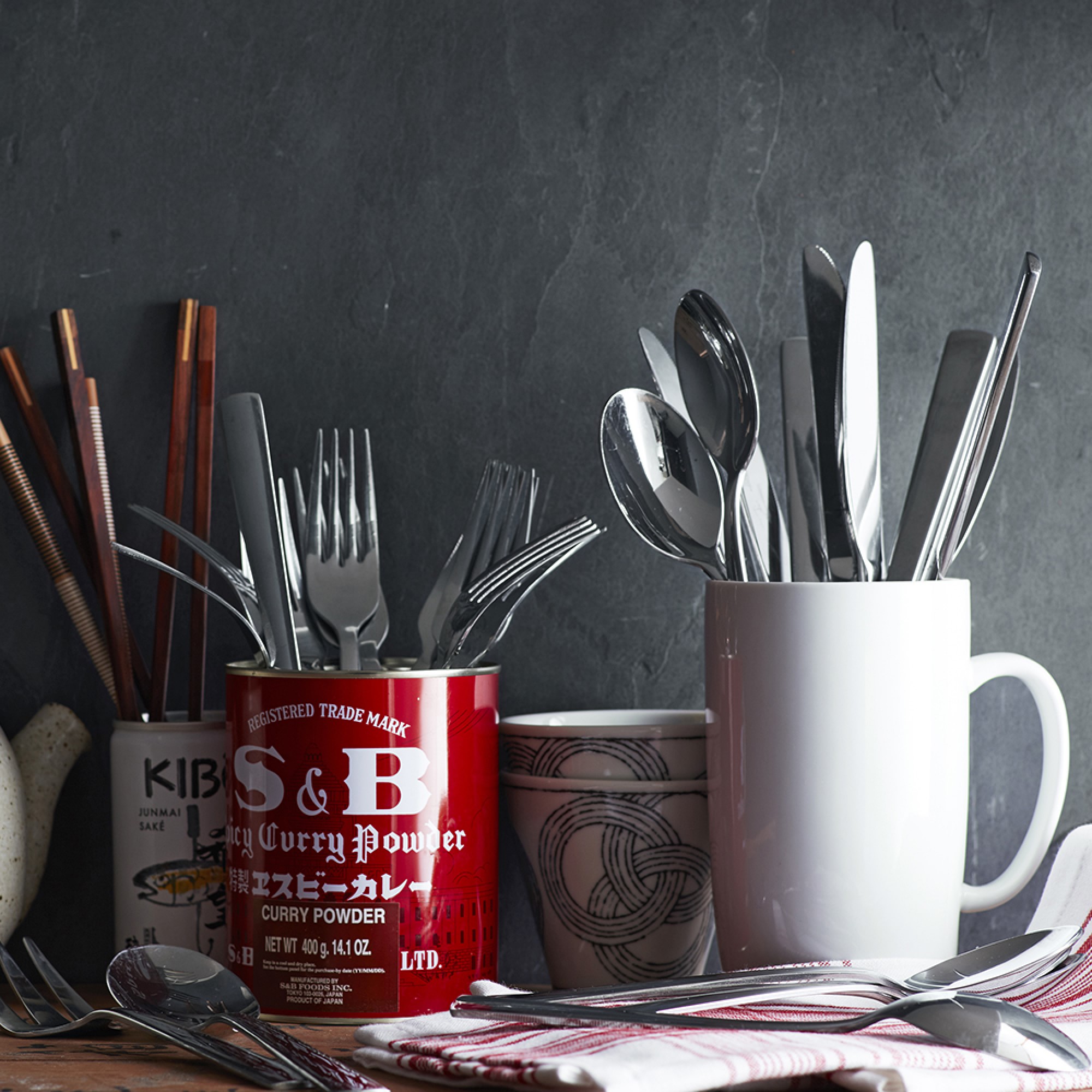 Open Kitchen by  Tall Mugs, Set of 4