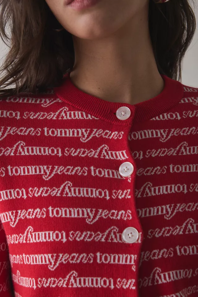 Tommy Jeans Logo Script Graphic Cardigan