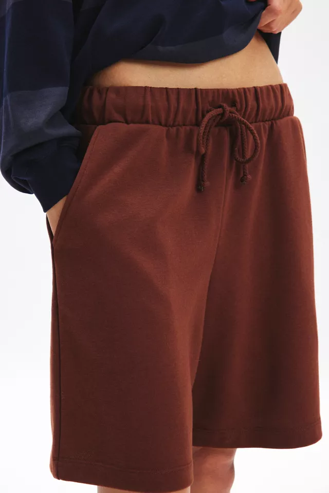 ReMADE By UO Remnants Longline Sweat Short