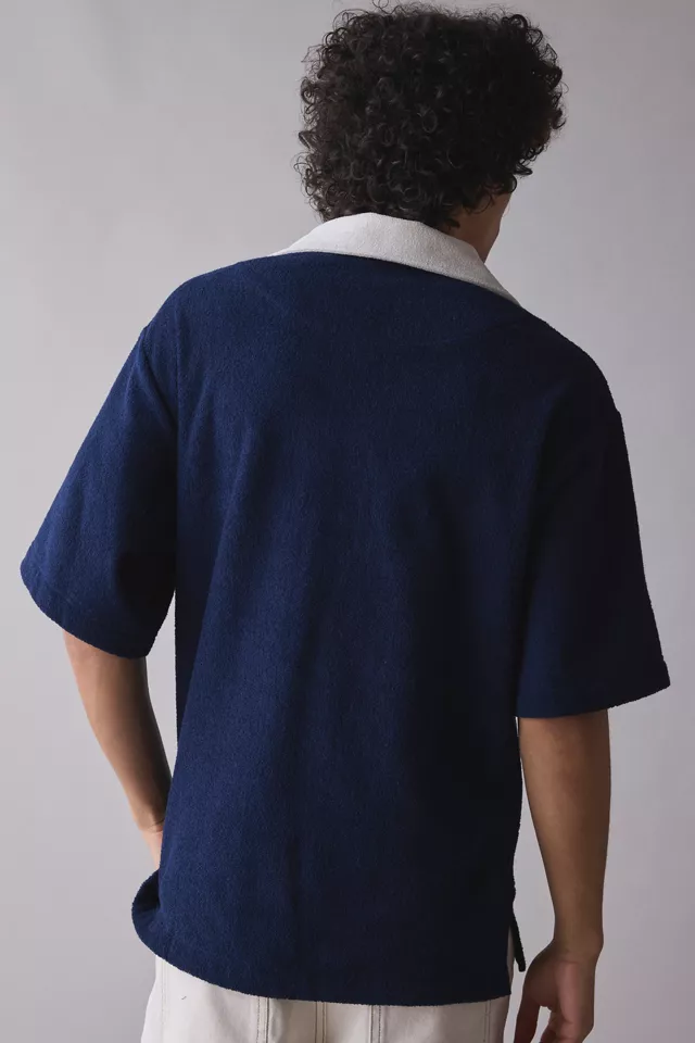 David Catalán Terry Towel Polo Shirt