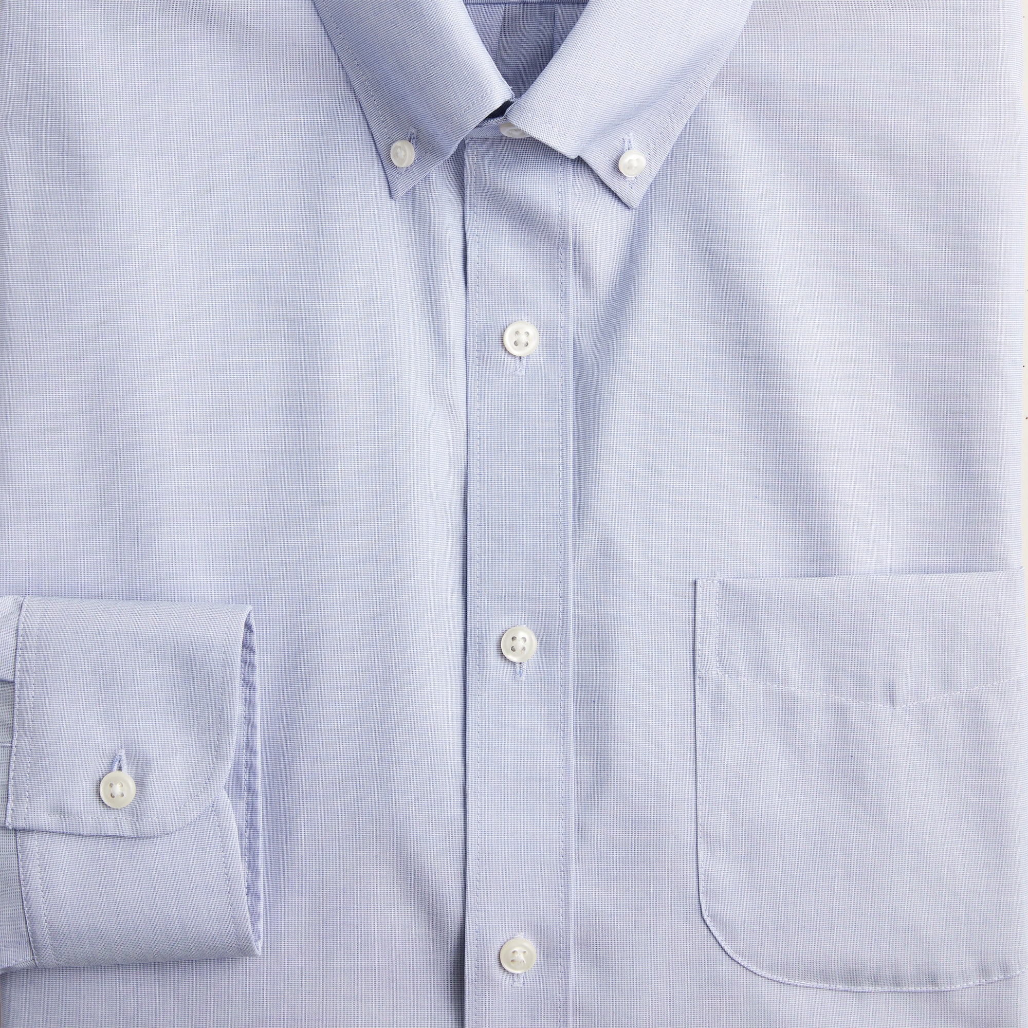 Bowery wrinkle-free stretch cotton-blend shirt with button-down collar