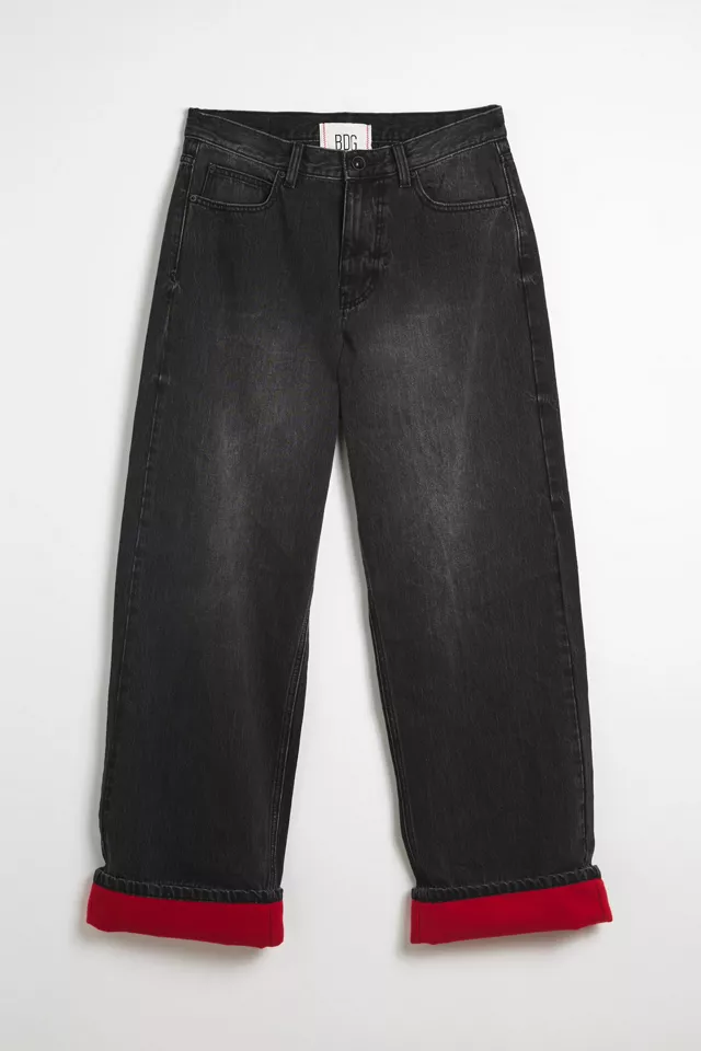 BDG Nitro Flannel Lined Baggy Fit Jean