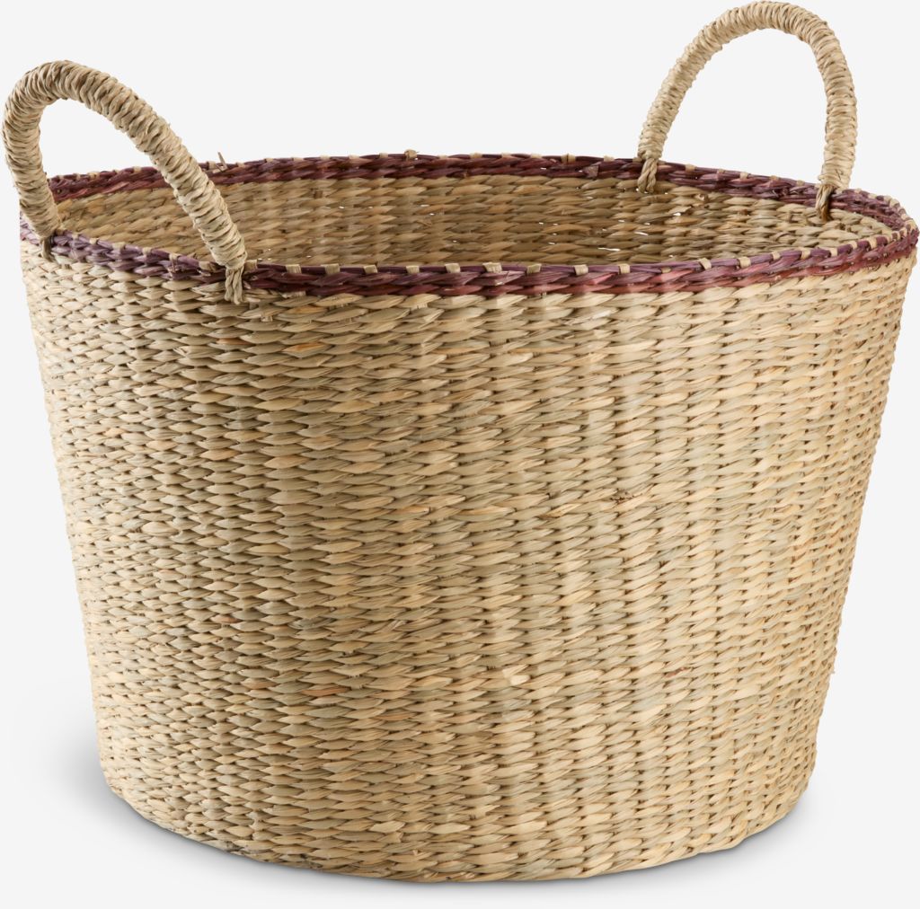 Basket HERMAN D37xH25cm seagrass