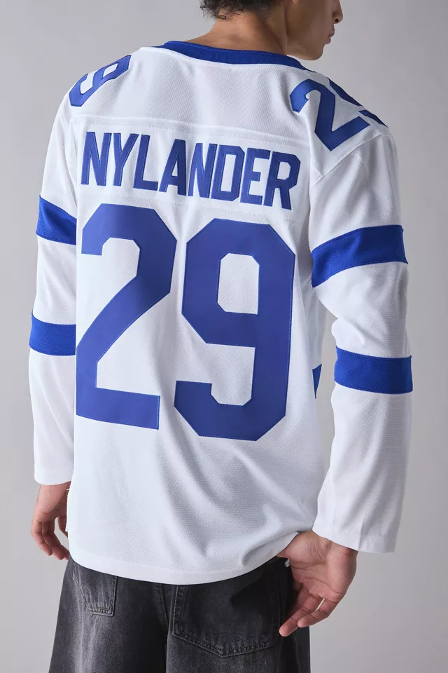 Mitchell & Ness NHL Toronto Maple Leafs 2018 William Nylander Long Sleeve Hockey Jersey