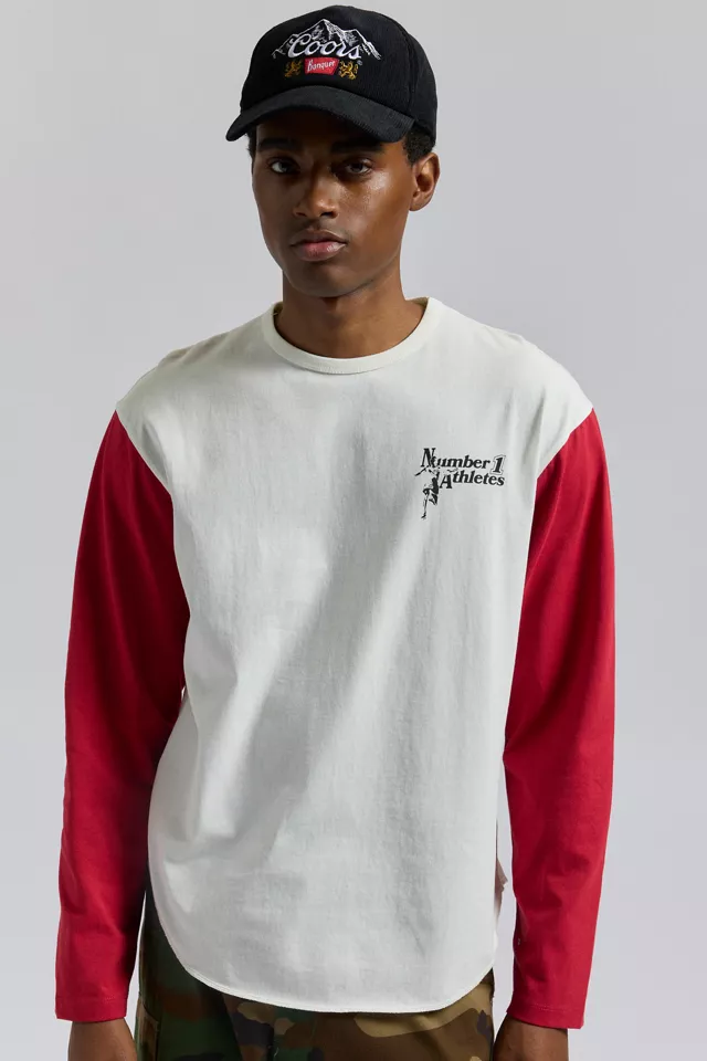 Number 1 Athletics Vintage Graphic Baseball Tee