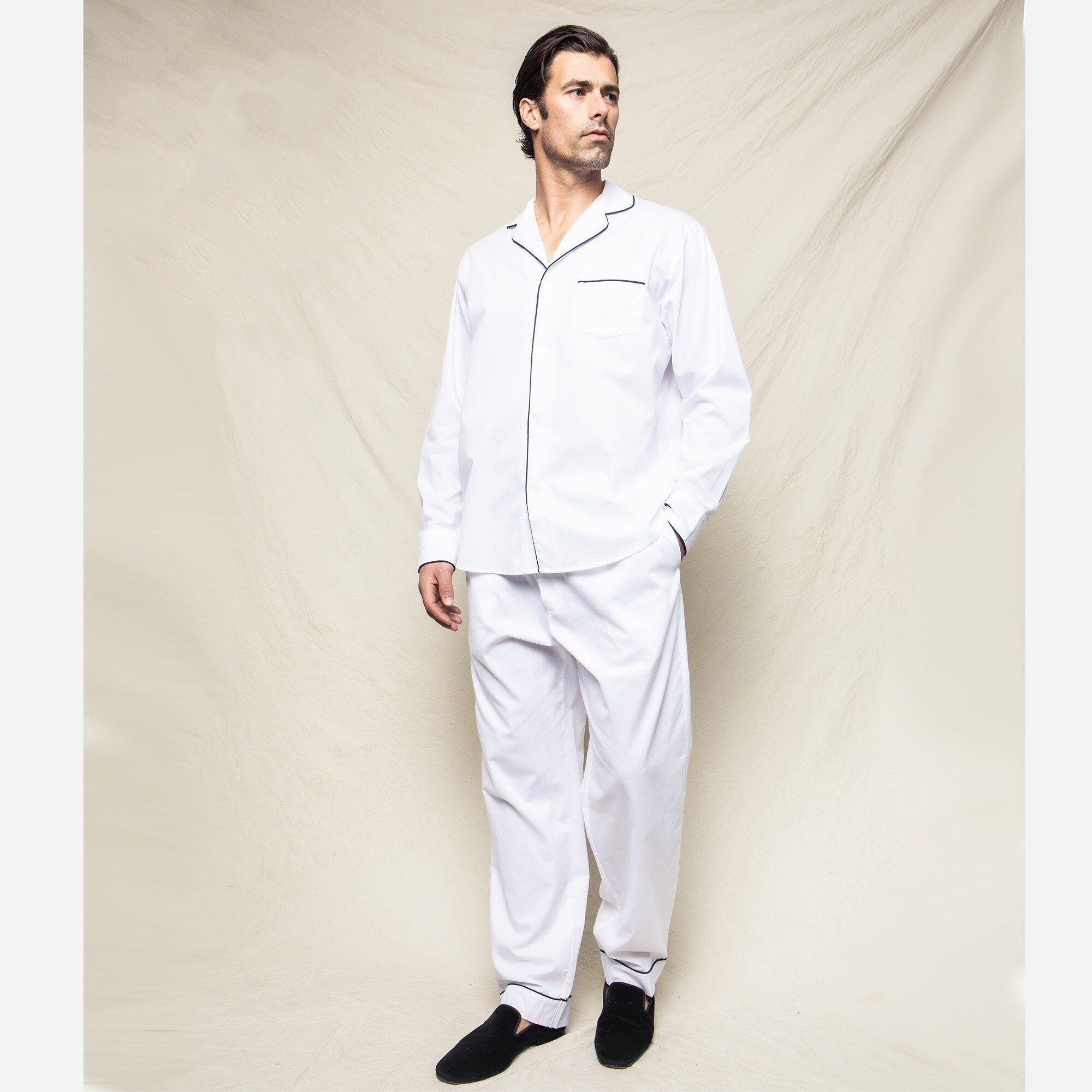 Petite Plume&trade; men's classic pajama set