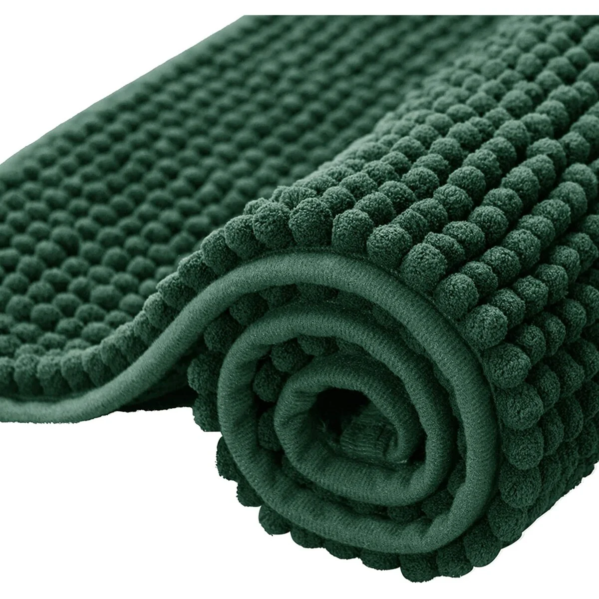 Subrtex Luxury Chenille Bath Rugs Soft Bathroom Mats