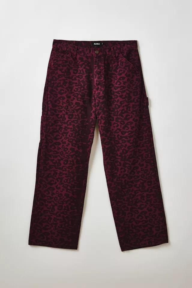 XLARGE Leopard Overdyed Carpenter Jean