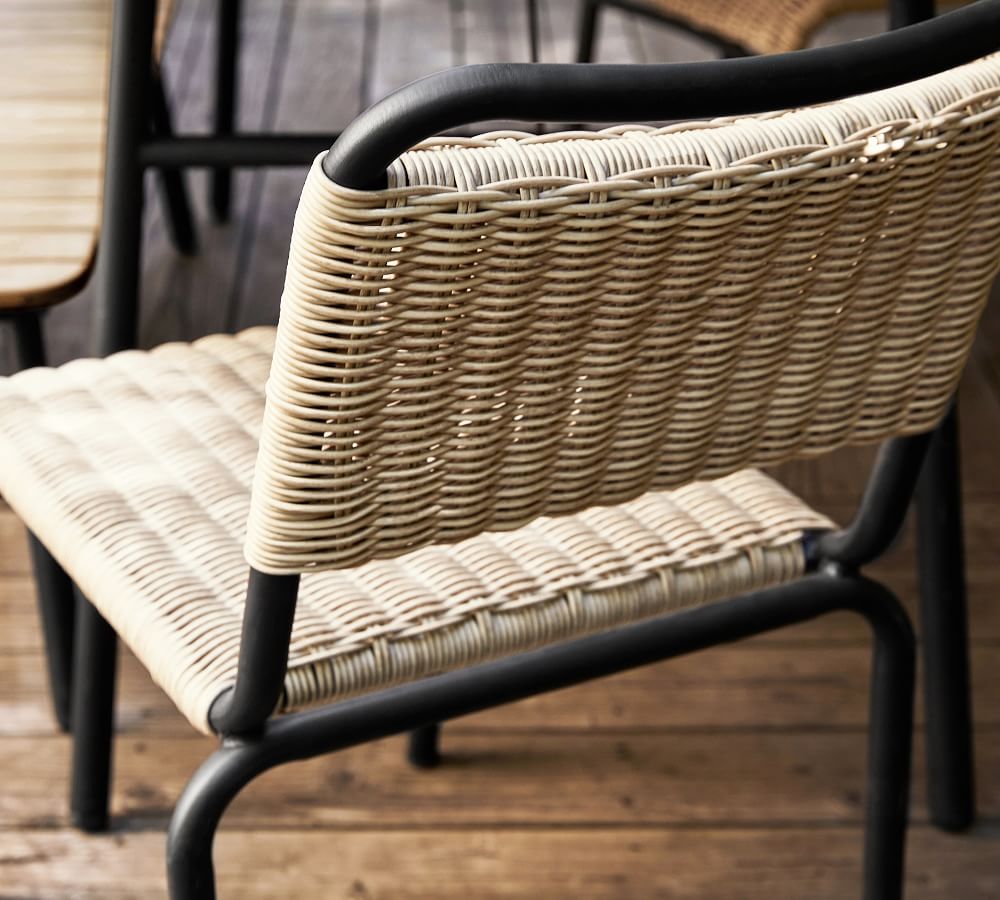 Tulum Wicker Patio Stacking Outdoor Dining Chair
